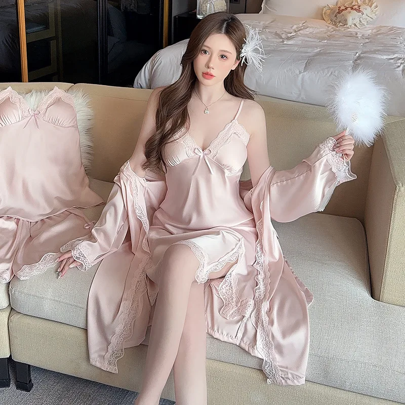 Robe Silk Women - Ensemble de pyjama et robe de