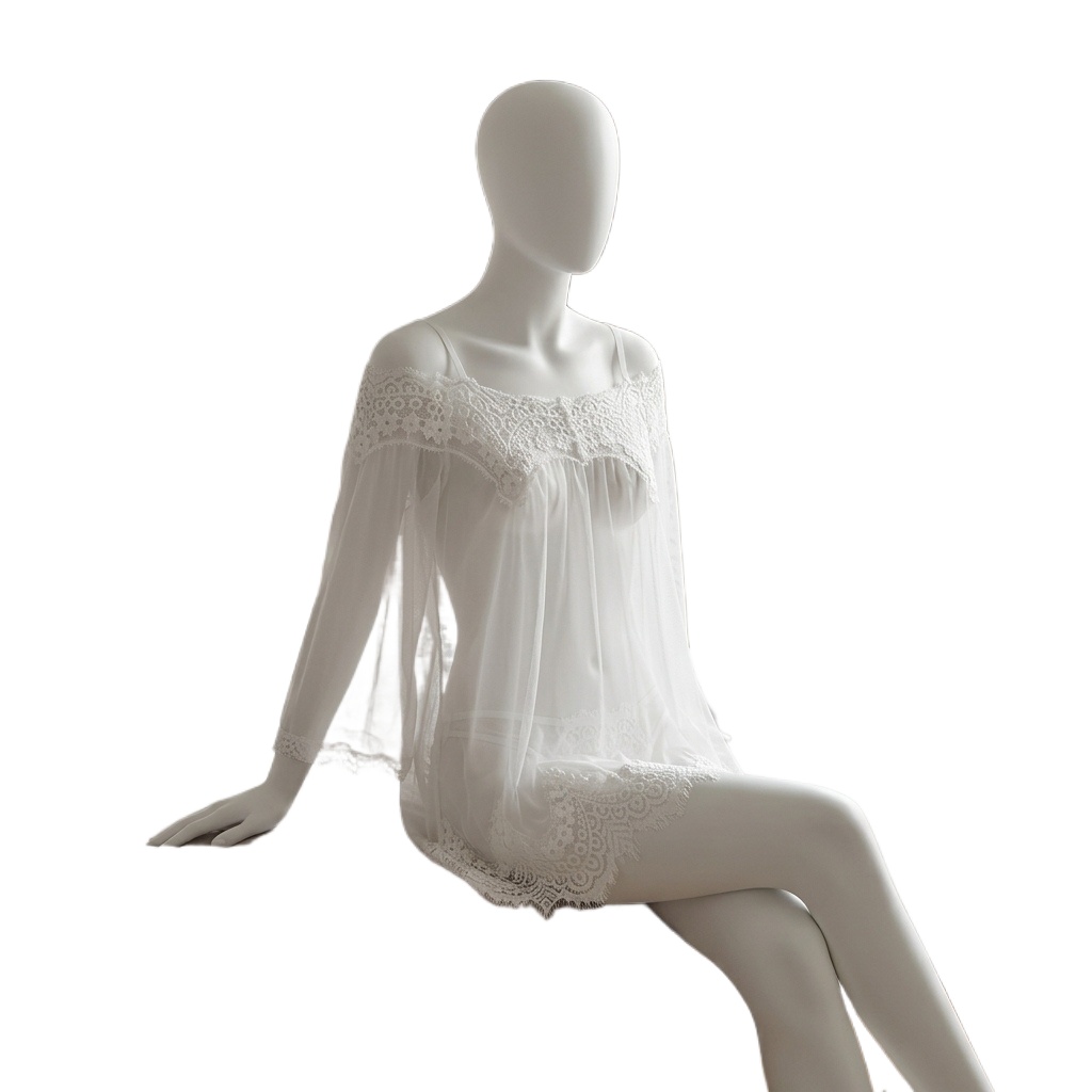 Babydoll Chemise Night - Ensemble de lingerie de type «
