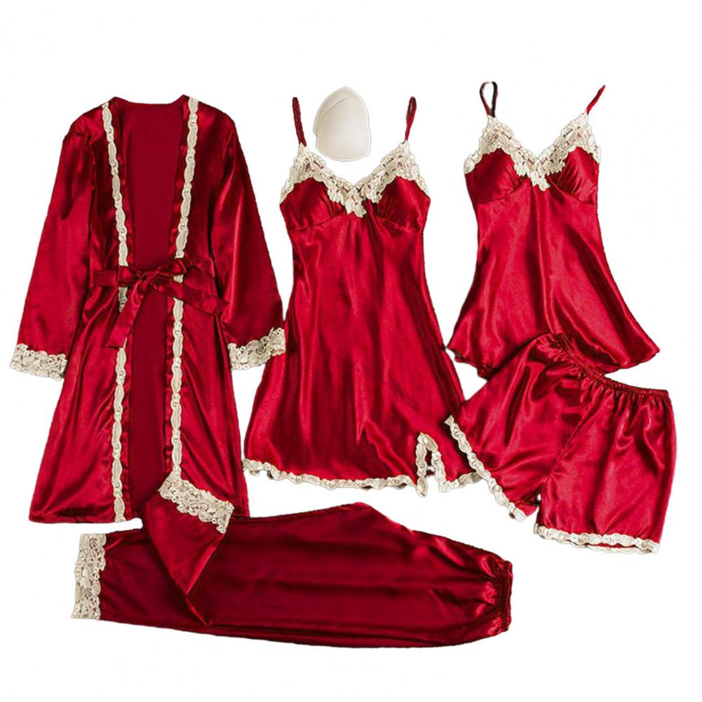 Inj-like-Ensemble de pyjama él - Robe Silk Women avis et prix
