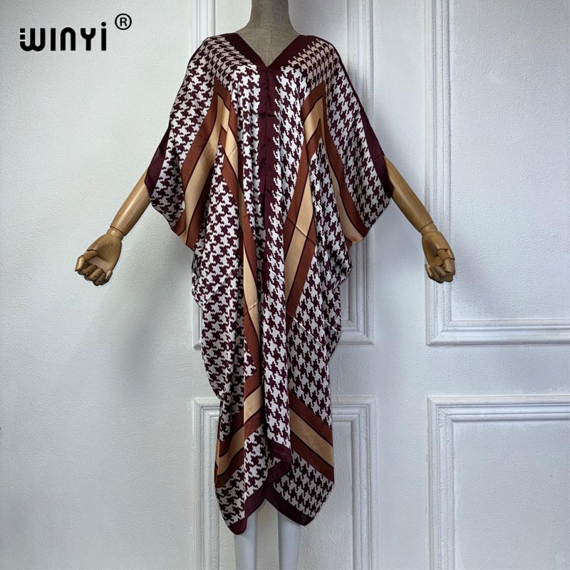 WINYI-Robe de plage africaine  - Robe Silk Women avis et prix