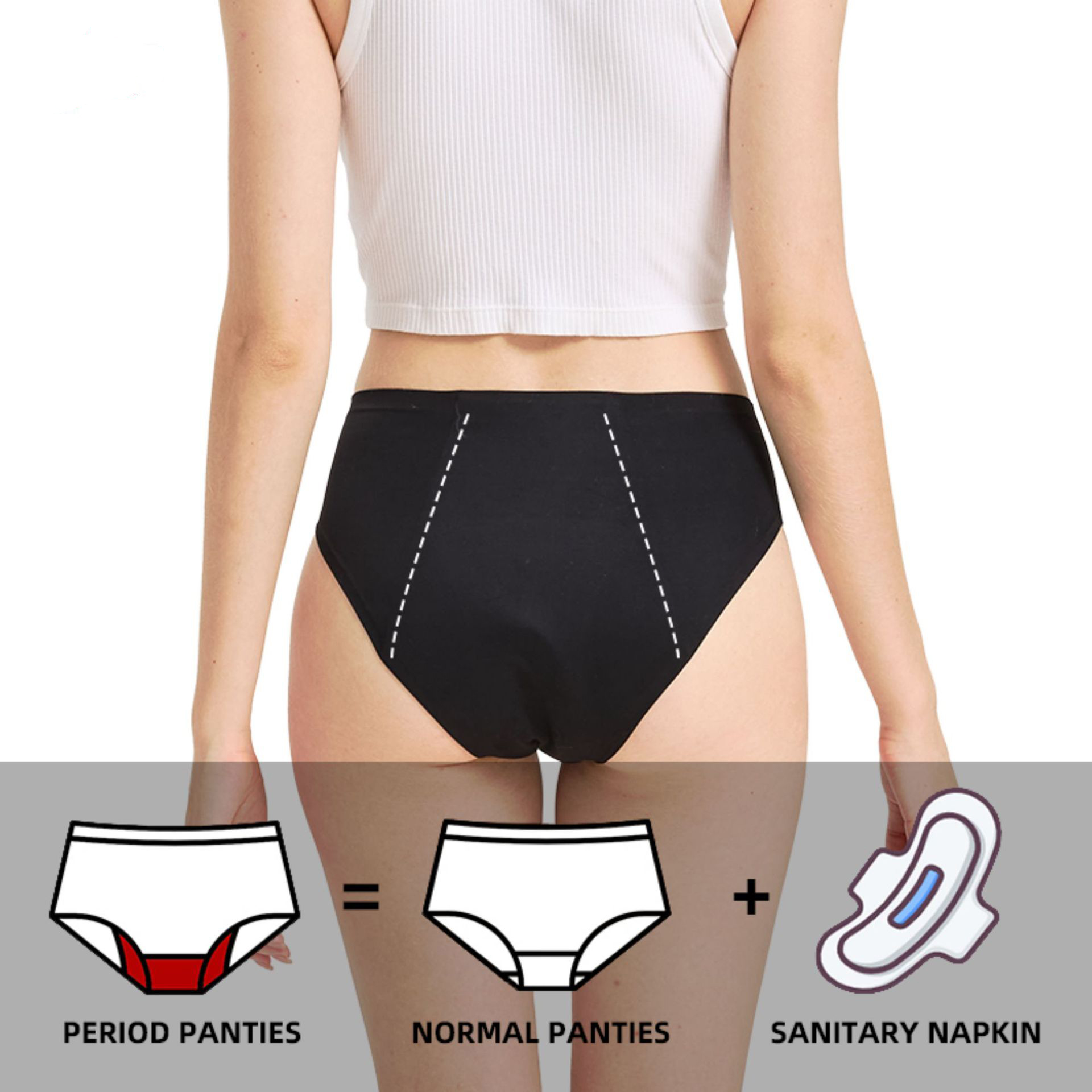 Culottes menstruelles pour fem - Period Panty Absorbent avis et prix