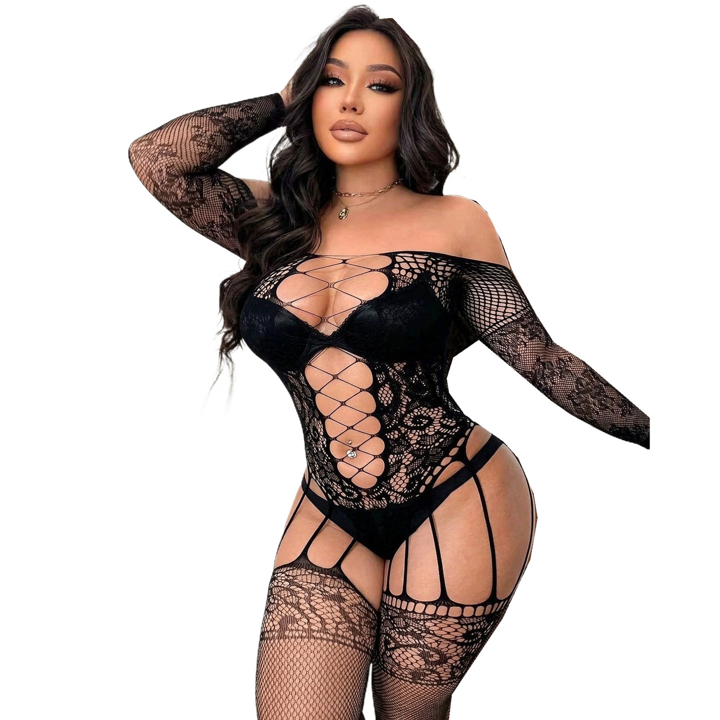 Bodysuits en résille intégrale - Bodystocking Fishnet avis et prix